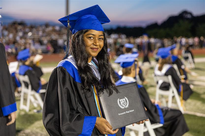 Students celebrate graduating